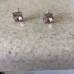 Elegant Pink Stud Earrings